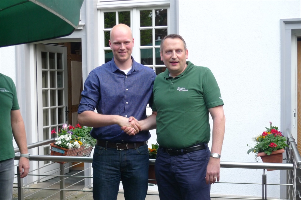 Beförderung Heiner Gosda zum Hauptmann